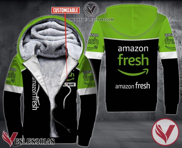 Personalized Amazon Fresh Uniform Fleece Hoodie, Unique Gifts For Employee - Vesles2014S 1