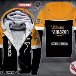 Personalized Amazon Fulfillment Jobs Uniform Custom Fleece Hoodie, Unique Gifts For Employee - Vesles2014S 1