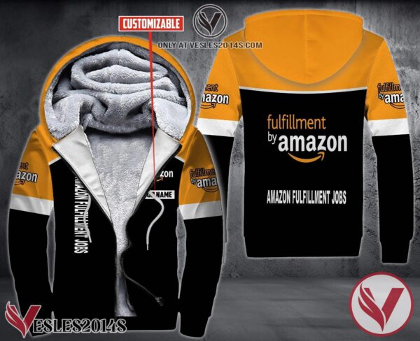 Personalized Amazon Fulfillment Jobs Uniform Custom Fleece Hoodie, Unique Gifts For Employee - Vesles2014S 1