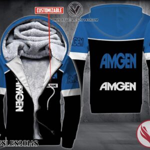 Personalized Amgen Uniform Fleece Hoodie, Unique Gifts For Employee - Vesles2014S 1