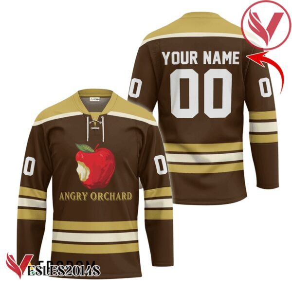 Personalized Angry Orchard Brown Hockey Jersey - Vesles2014S