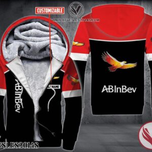 Personalized Anheuser-Busch Inbev Uniform Fleece Hoodie, Unique Gifts For Employee - Vesles2014S 1