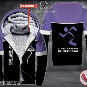 Personalized Anytime Fitness Uniform Fleece Hoodie, Unique Gifts For Employee - Vesles2014S 1