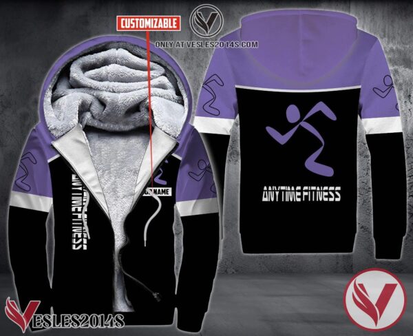 Personalized Anytime Fitness Uniform Fleece Hoodie, Unique Gifts For Employee - Vesles2014S 1