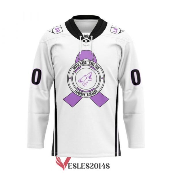 Personalized Arizona Coyotes Leighton Accardo custom Hockey Jersey, Trending Gifts For Fans - Vesles2014s