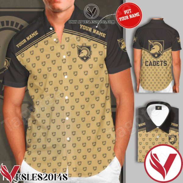 Personalized Army Black Knights Football Team Yellow Hawaiian Shirt And Short, Unique Gifts For Friends - Vesles2014S 1