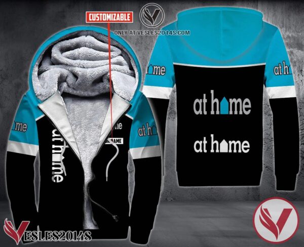 Personalized At Home Uniform Fleece Hoodie, Unique Gifts For Employee - Vesles2014S 1