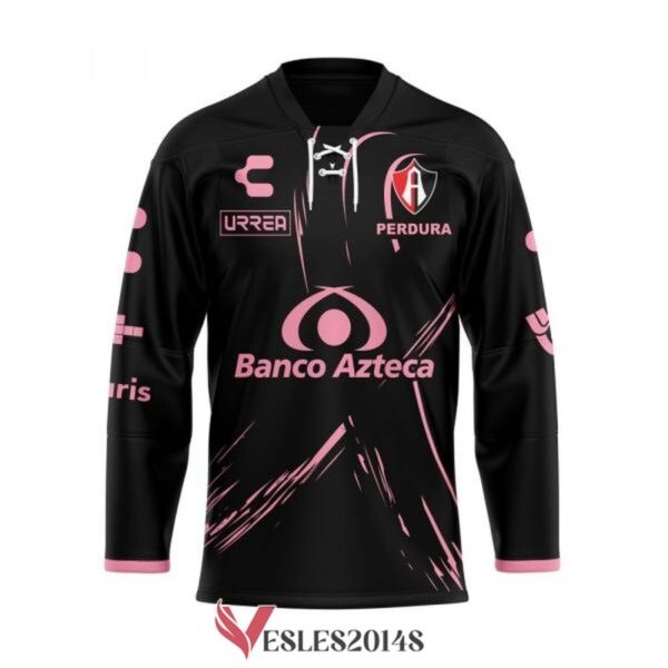 Personalized Atlas Club Banco Azteca Breast Cancer Awareness custom Hockey Jersey, Trending Gifts For Fans - Vesles2014s