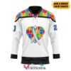 Personalized Autism Awareness Team Hockey Jersey, Trending Gifts For Fans - Vesles2014s