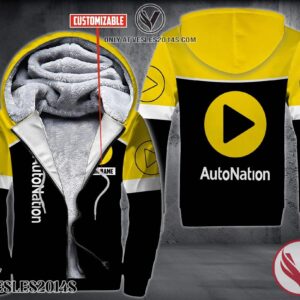 Personalized Autonation Uniform Fleece Hoodie, Unique Gifts For Employee - Vesles2014S 1