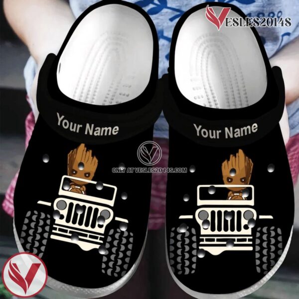 Personalized Baby Groot Drive Jeep Classic Clogs Shoes, Unique Gift From  Vesles2014S