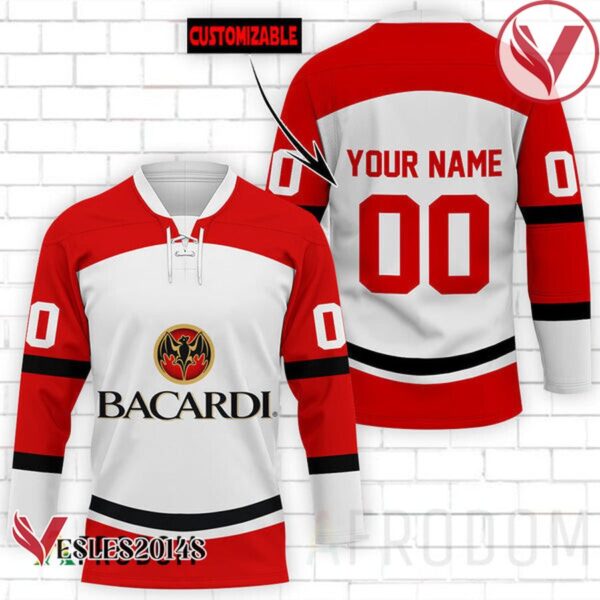 Personalized Bacardi Hockey Jersey - Vesles2014S