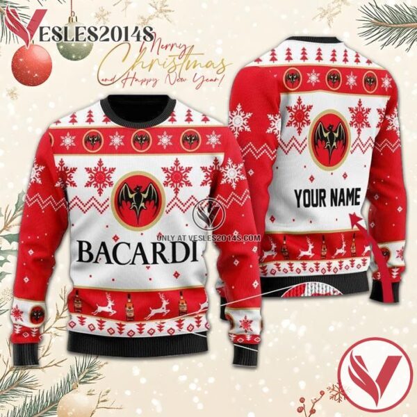 Personalized Bacardi Ugly Sweater, Unique Winter Outfits For Fans - Vesles2014S  1