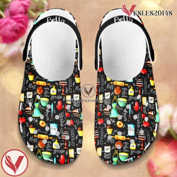 Personalized Baking Pattern Clog Shoes, Unique Gift From  Vesles2014S