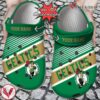 Personalized Basketball Boston Celtics Colors Print Crocband Crocs Shoes, Unique Gift From  Vesles2014S