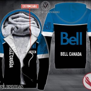 Personalized Bell Canada Uniform Fleece Hoodie, Unique Gifts For Employee - Vesles2014S 1