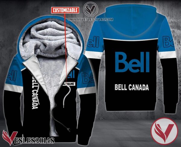 Personalized Bell Canada Uniform Fleece Hoodie, Unique Gifts For Employee - Vesles2014S 1