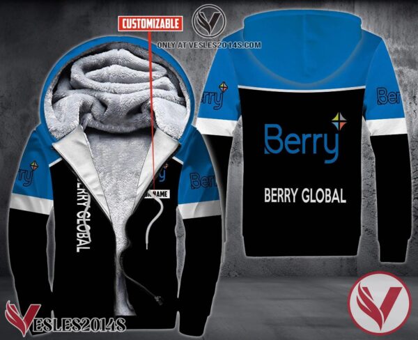 Personalized Berry Global Uniform Fleece Hoodie, Unique Gifts For Employee - Vesles2014S 1