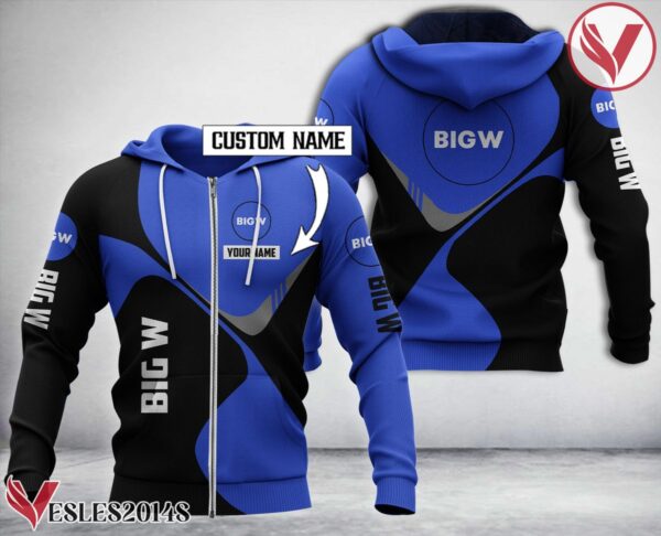 Personalized Big W Uniform Custom Hoodie - Vesles2014S 1