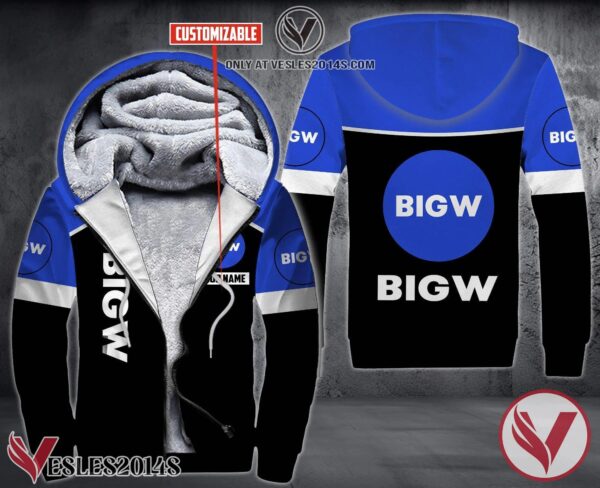 Personalized Big W Uniform Fleece Hoodie, Unique Gifts For Employee - Vesles2014S 1