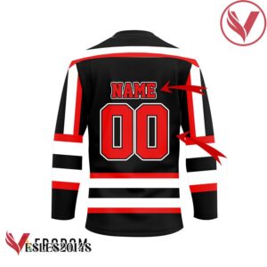 Personalized Black Born To Drink Coors Light and Play Hockey Jersey - Vesles2014S 2