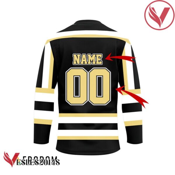 Personalized Black Born To Drink Guinness Beer and Play Hockey Jersey - Vesles2014S 2