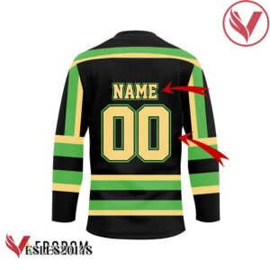 Personalized Black Born To Drink Jagermeister and Play Hockey Jersey - Vesles2014S 2