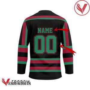 Personalized Black Born To Drink Jameson and Play Hockey Jersey - Vesles2014S 2