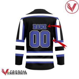 Personalized Black Born To Drink Michelob ULTRA and Play Hockey Jersey - Vesles2014S 2