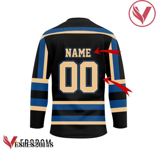 Personalized Black Born To Drink Miller Lite and Play Hockey Jersey - Vesles2014S 2