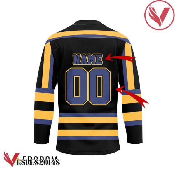 Personalized Black Born To Drink Modelo Beer and Play Hockey Jersey - Vesles2014S 2