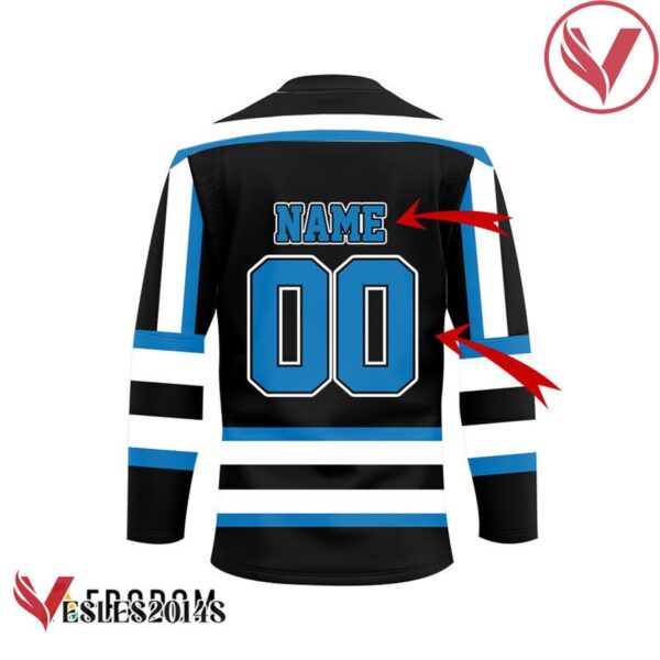 Personalized Black Born To Drink Natural Light and Play Hockey Jersey - Vesles2014S 2