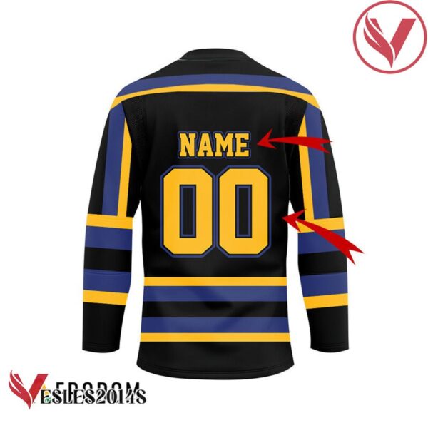 Personalized Black Born To Drink Twisted Tea and Play Hockey Jersey - Vesles2014S 2