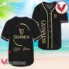Personalized Black Guinness Beer Baseball Jersey, Perfect Gifts For Fans - Vesles2014S