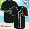 Personalized Black Jameson Whiskey Seamless Baseball Jersey, Perfect Gifts For Fans - Vesles2014S