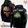 Personalized Black USA Flag Skull Dixie Beer Hoodie - Vesles2014S