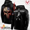 Personalized Black USA Flag Skull Johnnie Walker Hoodie - Vesles2014S