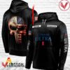 Personalized Black USA Flag Skull Michelob ULTRA Hoodie - Vesles2014S