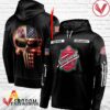 Personalized Black USA Flag Skull Narragansett Beer Hoodie - Vesles2014S