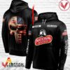 Personalized Black USA Flag Skull National Bohemian Hoodie - Vesles2014S