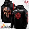 Personalized Black USA Flag Skull Old Milwaukee Beer Hoodie - Vesles2014S