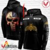Personalized Black USA Flag Skull The Patron Hoodie - Vesles2014S