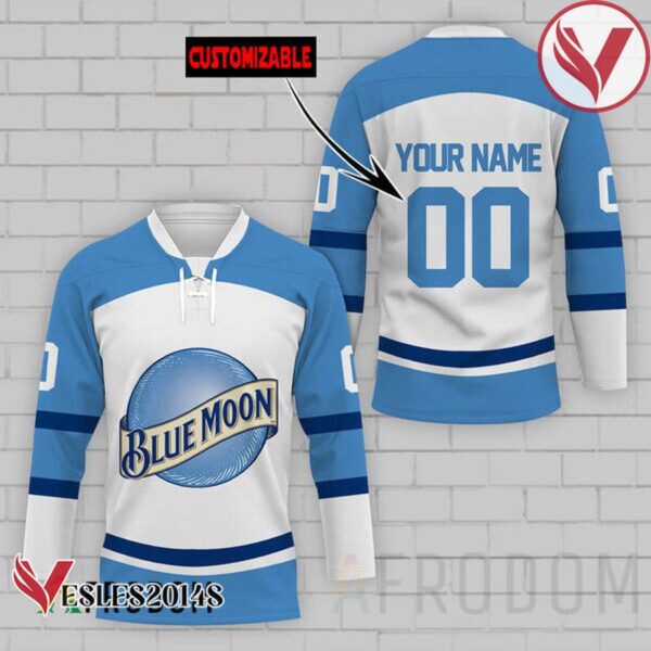 Personalized Blue Moon Hockey Jersey - Vesles2014S