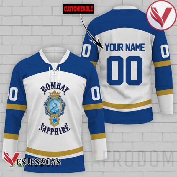 Personalized Bombay Sapphire Hockey Jersey - Vesles2014S