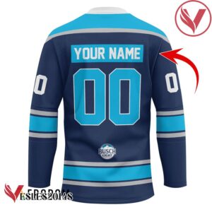 Personalized Born To Drink Busch Light and Play Hockey Jersey - Vesles2014S 2