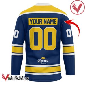 Personalized Born To Drink Corona Extra and Play Hockey Jersey - Vesles2014S 2