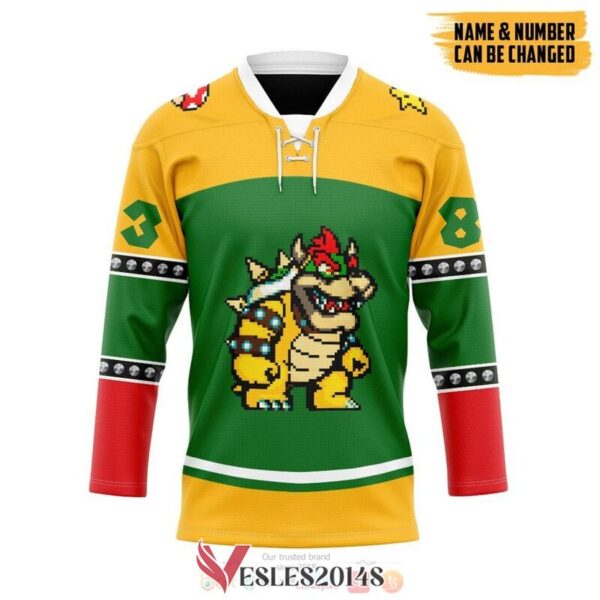 Personalized Bowser Sports Hockey jersey, Trending Gifts For Fans - Vesles2014s