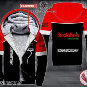 Personalized Brookshire Grocery Company Uniform Fleece Hoodie, Unique Gifts For Employee - Vesles2014S 1