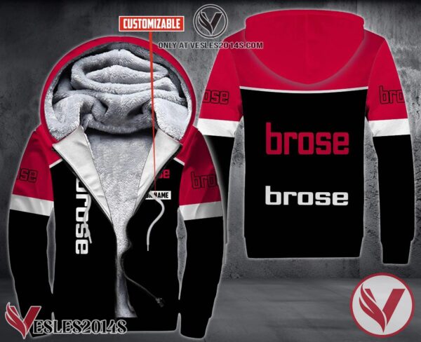 Personalized Brose Fahrzeugteile Uniform Fleece Hoodie, Unique Gifts For Employee - Vesles2014S 1