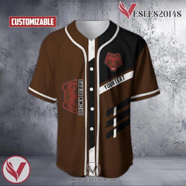 Personalized Brown Bears NCAA Baseball Jersey, Unique Gifts For Fans - Vesles2014s